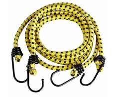 Bikuvalt ELASTINĖS KROVINIŲ TVIRTINIMO VIRVUTĖS 2VNT 8MM X 120CM