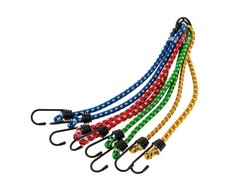 Bikuvalt Elastinės krovinių tvirtinimo virvutės SPIDER 8mm x 80cm (4 vnt,)