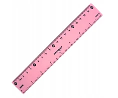 Elastinga liniuotė Keyroad 20 cm, pastelinės mėlynos spalvos