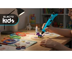 Electo 3D RAŠIKLIŲ RINKINYS VAIKAMS 3D SPAUSDINTUVAS + KASETĖS 260 METRU + ŠABLONAI