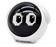 Electronica 4U Laikrodis žadintuvas LED naktinė lempa vaikams kūdikiams Emoji Emoticons