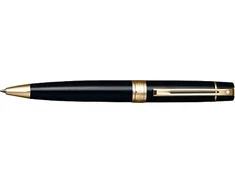 Elegantiškas rašiklis Sheaffer 300 juodas su auksine apdaila, dėklas