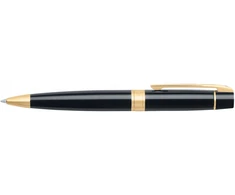 Elegantiškas rašiklis Sheaffer 300 juodas su auksine apdaila, dėklas