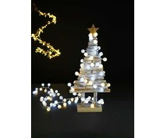 Elektrinė girlianda BULBS, IP20, 100 LED, 24 V, 3,6 W, baltos sp., 2.97 m
