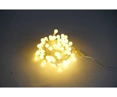 Elektrinė girlianda CHERRY BALL, 100 LED, IP44, 1,9 W, 31V, šiltai balta, 8 m