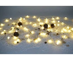 Elektrinė girlianda CHERRY BALL, 100 LED, IP44, 1,9 W, 31V, šiltai balta, 8 m