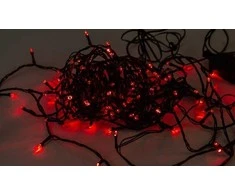Elektrinė girlianda COSMIC, RGB, 140 LED, IP44, 24W, 24V, 12 funkc., 7 spalvos, 13.9 + 3 m, su pultu