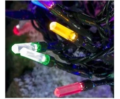 Elektrinė girlianda DIAMOND, 120 LED, IP44, 32 V, 12.4 W, įvairių spalvų, 11.9 m
