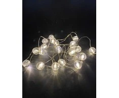 Elektrinė girlianda MOON COPPER, 20 LED, 3V, šiltai balta, 2.2 m