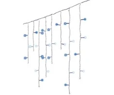Elektrinė girlianda-varveklis ICILE, 175 LED, IP44, šaltai balta/mėlyna, 7.5 m