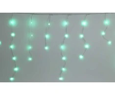 Elektrinė girlianda VARVEKLIS, IP44, 85 LED, RGB, 5V/10W adapteris, su pultu, 0.6 x 3 m