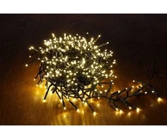 Elektrinė grilianda CLUSTER, 1512 LED, IP44, 1800K, 8,8W, šiltai geltona