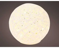 Elektrinė LED dekoracija LUMINEO Paper Ball,20LED,šiltai baltos sp.,el 3xAA(neįeina),ø15cm