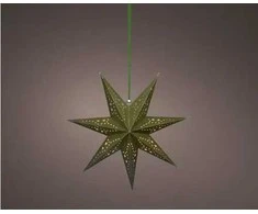 Elektrinė LED dekoracija LUMINEO ŽVAIGŽDĖ, IP20, baltos sp., 3 x AA, 18, 5 x 38 cm