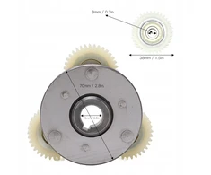 ELEKTRINIS DVIRAČIO PRIEMONIŲ RINKINYS 36T NAILONAS 70 mm sankabai