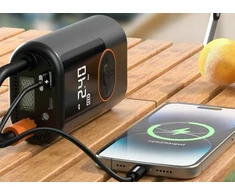 ELEKTRINIS DVIRAČIO SIURBLYS AUTOMOBILIŲ KOMPRESORIUS 4000 mAh POWERBANK 100W