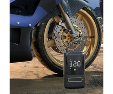 ELEKTRINIS DVIRAČIO siurblys CAR kompresorius 4000mAh baterija + POWERBANK