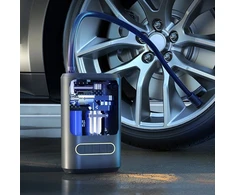 ELEKTRINIS DVIRAČIO siurblys CAR kompresorius 4000mAh baterija + POWERBANK