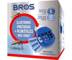 Elektrinis fumigatorius nuo uodų + 10 plokštelių BROS