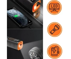Elektrinis siurblys dviračiui, automobiliui, rutuliniam REEG Air Pump PRO 11BAR 27,75 Wh