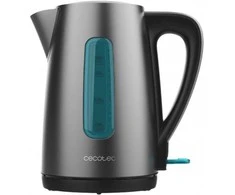 Cecotec Virdulys | Thermosense 210 Steel | Electric | 2200 W | 1.7 L | Nerūdijantis plienas | 360° rotational base | Juodas/Nerūdijantis plienas