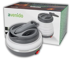 Elektrinis virdulys, turistinis, sulankstomas 0,6L, silikonas, 750W, su maišeliu, avenido AV1384