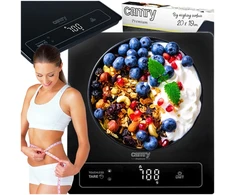 Elektroninės virtuvinės svarstyklės su bekontaktiniu taravimu, 15 kg apkrova Camry CR 3175