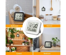 ELEKTRONINIS KAMBARIO TERMOMETRAS IR HIGROMETRAS DRĖGMĖS IR TEMPERATŪROS MATAVIMAS