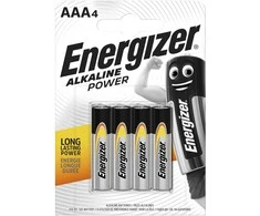 Elementai ENERGIZER Alkaline Power , AAA, LR03, šarminiai, 4 vnt