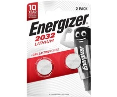 Elementai ENERGIZER Lithium, 3V, CR2032, ličio, 2 vnt