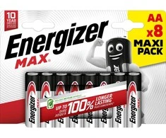 Elementai ENERGIZER Max , AAA, LR03, 8 vnt