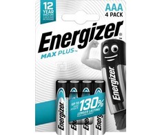 Elementai ENERGIZER Max Plus, AAA LR03, E92 BP4 CEE, 4 vnt