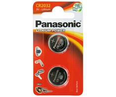Elementai PANASONIC 3V CR2032, litis, 2 vnt.