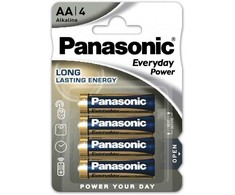 Elementai PANASONIC EVERYDAY POWER, LR6EPS/4B, AA, 1,5 V, 4 vnt.