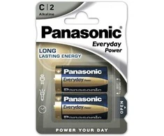 Elementai PANASONIC LR14EPS/2B, 2 vnt.
