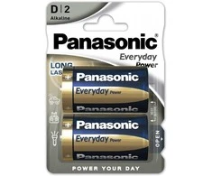 Elementai PANASONIC LR20EPS/2B, 2 vnt.