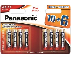 Elementai PANASONIC PRO POWER ALKALINE, LR6PPG/16B, AA, 16 vnt.