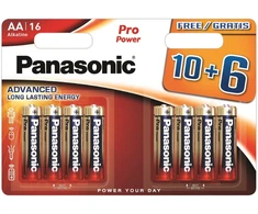 Elementai PANASONIC PRO POWER ALKALINE, LR03PPG/16B, AAA, 16 vnt.