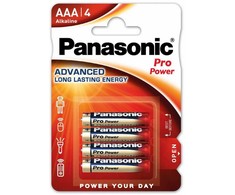 Elementai PANASONIC PRO POWER ALKALINE AA, 1,5V, 15A, LR6, 4 vnt.