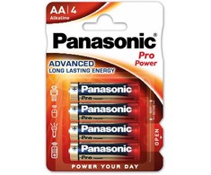 Elementai PANASONIC PRO POWER ALKALINE AAA, 1,5V, 24A, LR3, 4 vnt.