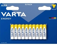 Elementai VARTA ENERGY, AA, šarminiai, 10 vnt.