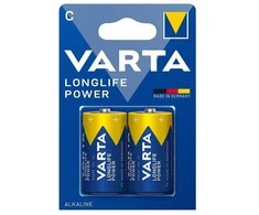 Elementai VARTA LONGLIFE POWER, C, šarminiai, 2 vnt
