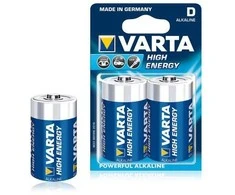 Elementai VARTA LONGLIFE POWER, D, šarminiai, 2 vnt