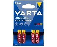 Elementai VARTA MAX POWER, AAA, šarminiai, 4 vnt