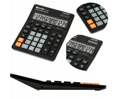 Eleven Calculator SDC554S skaičiuotuvas juodas tabletop 14 places dual power supply