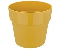 Elho Dekoratyvinis gėlių vazonas B.For Original Round D14cm H12.8cm plastikinis/geltonas