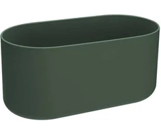 Elho Dekoratyvinis gėlių vazonas B.For Soft Duo L27cm W14cm H12.6cm plastikinis/žalias