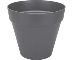 Elho Dekoratyvinis gėlių vazonas Loft Urban Round D20cm H17.7cm plast./antracito sp.
