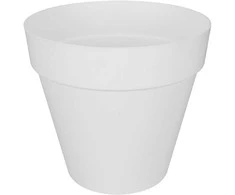 Elho Dekoratyvinis gėlių vazonas Loft Urban Round D20cm H17.7cm plastikinis/baltas