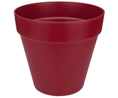 Elho Dekoratyvinis gėlių vazonas Loft Urban Round D20cm H17.7cm plastik./t.raudonas